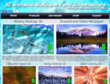 Tablet Screenshot of animated-wallpaper.com